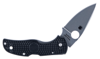 Spyderco Native 5 Lightweight pocket knife features a 3-inch blade and black handlend